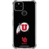 Utah Circle and Feather on Black Google Pixel 5 Clear Case